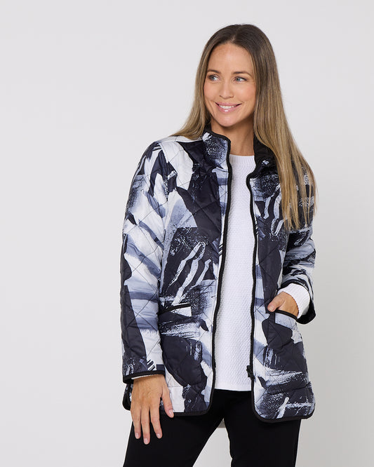 Renoir Reversible Jacket - Monochrome Magic