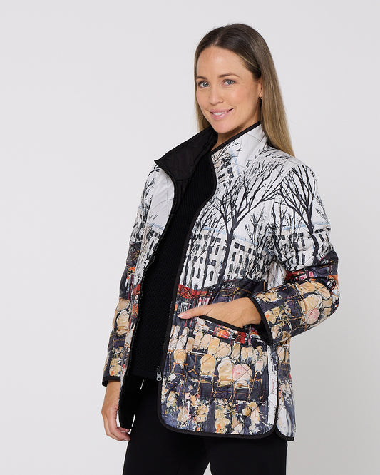 Renoir Reversible Jacket - Cityscape