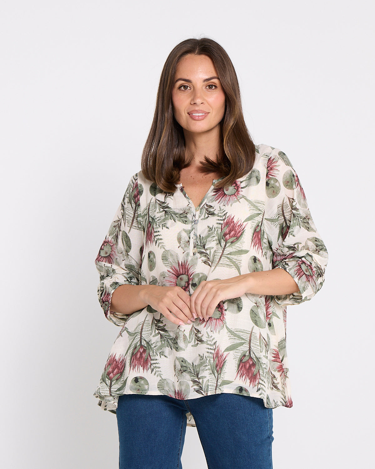 Farida Blouse - Botanical Garden