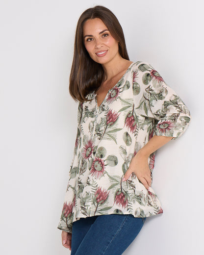 Farida Blouse - Botanical Garden