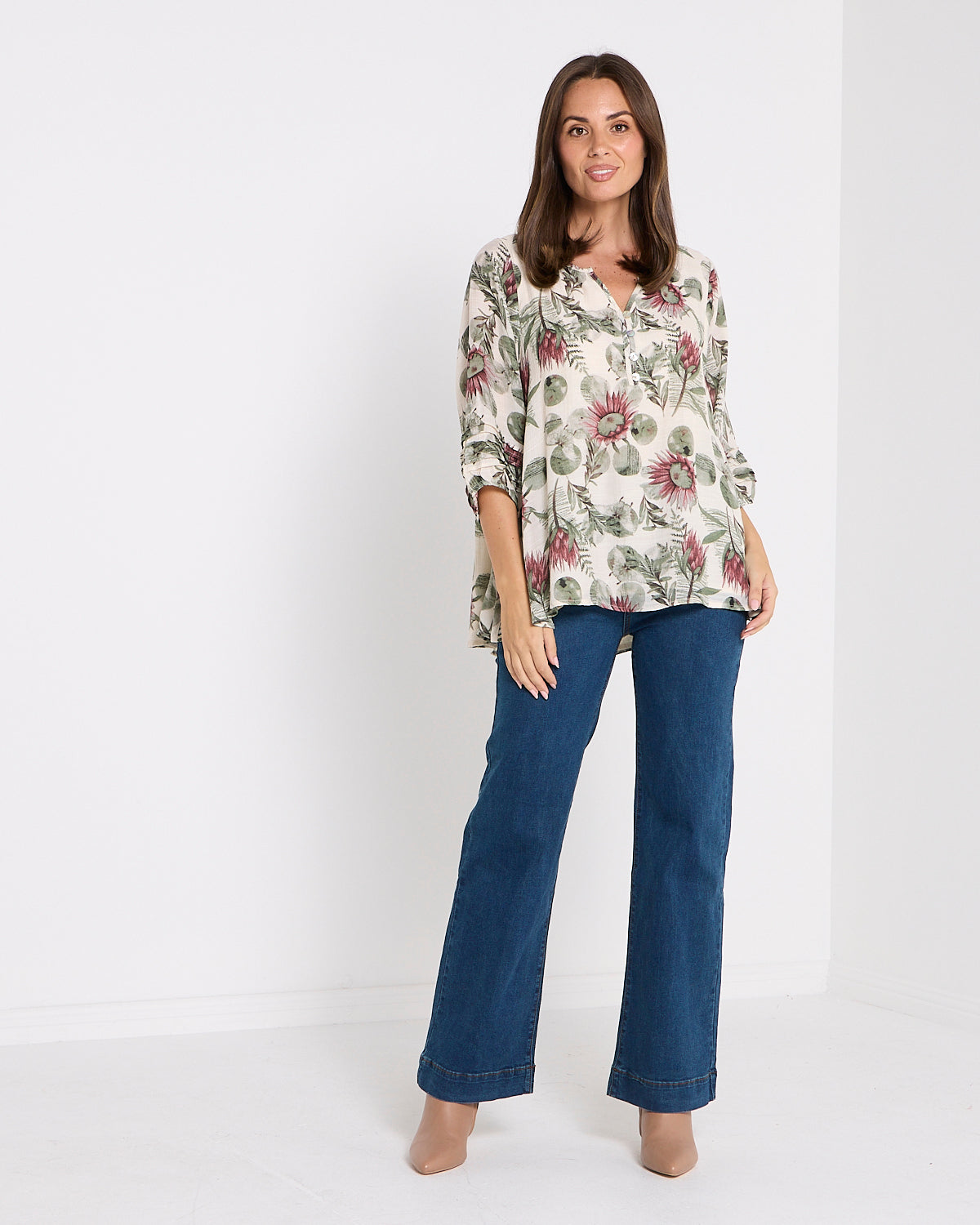 Farida Blouse - Botanical Garden