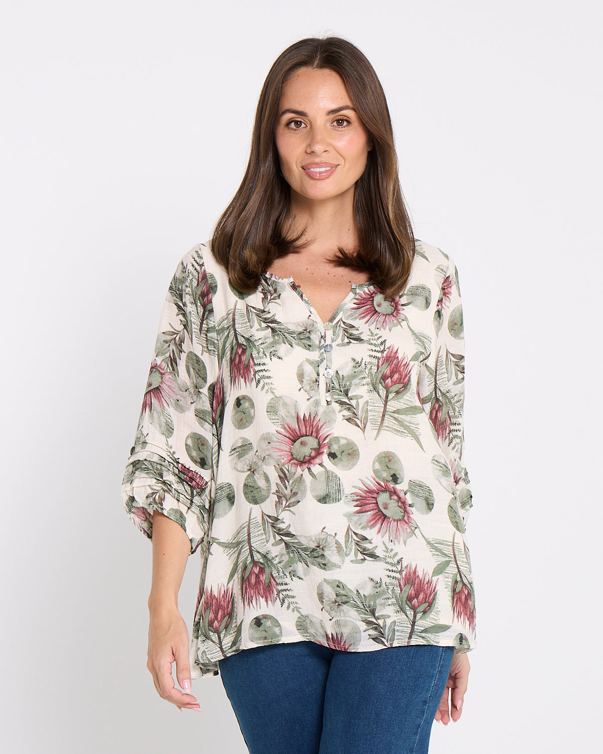 Farida Blouse - Botanical Garden