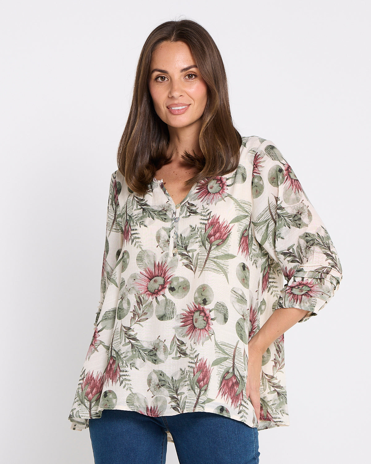 Farida Blouse - Botanical Garden