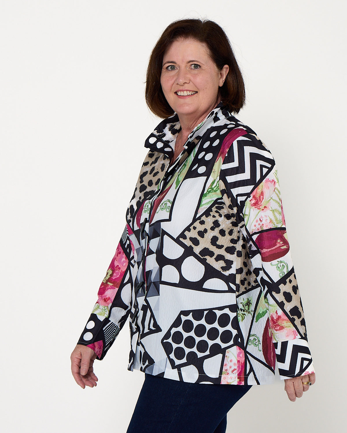 Adeline Shirt - Abstract Multi
