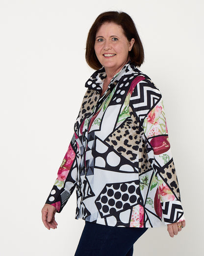 Adeline Shirt - Abstract Multi