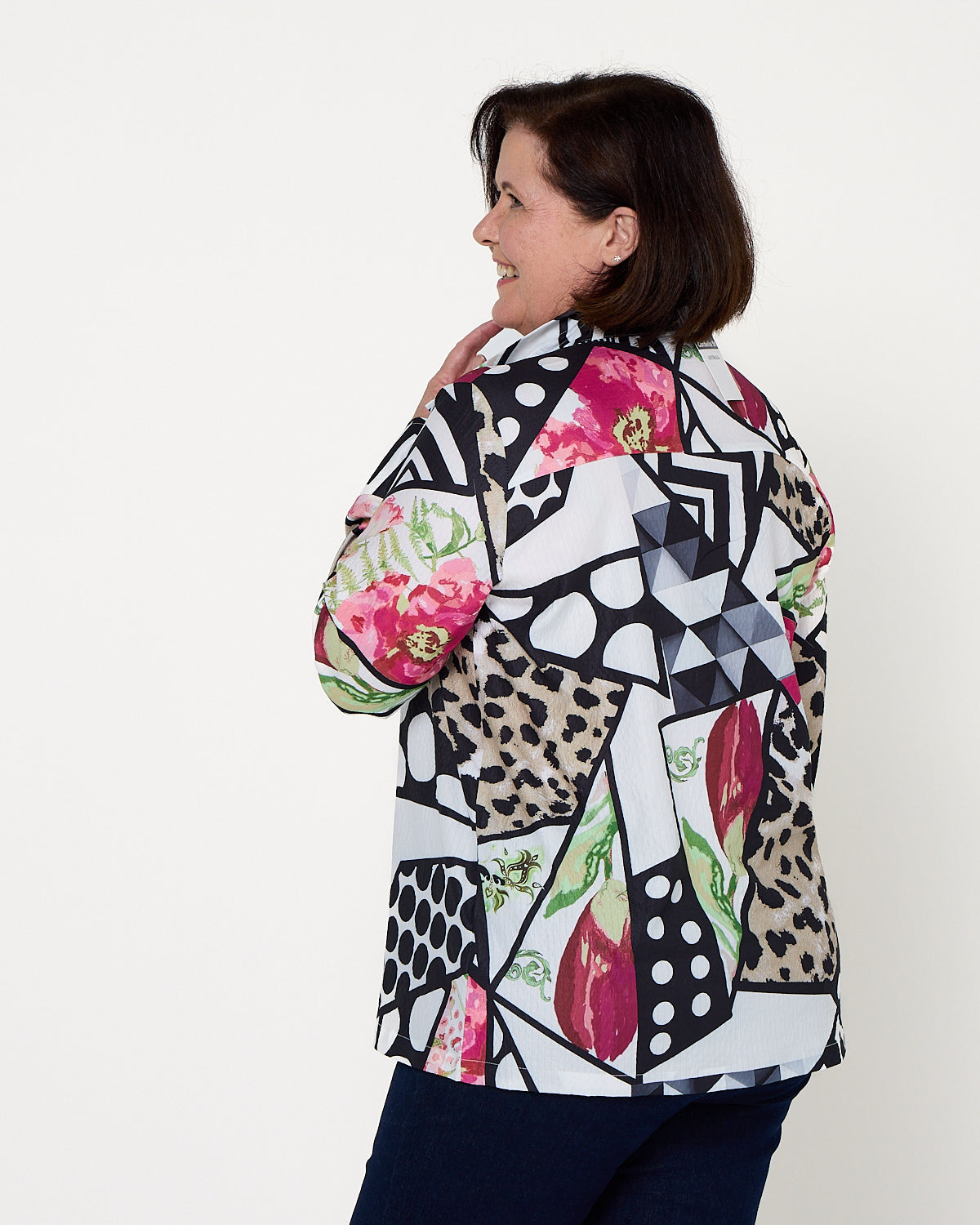 Adeline Shirt - Abstract Multi
