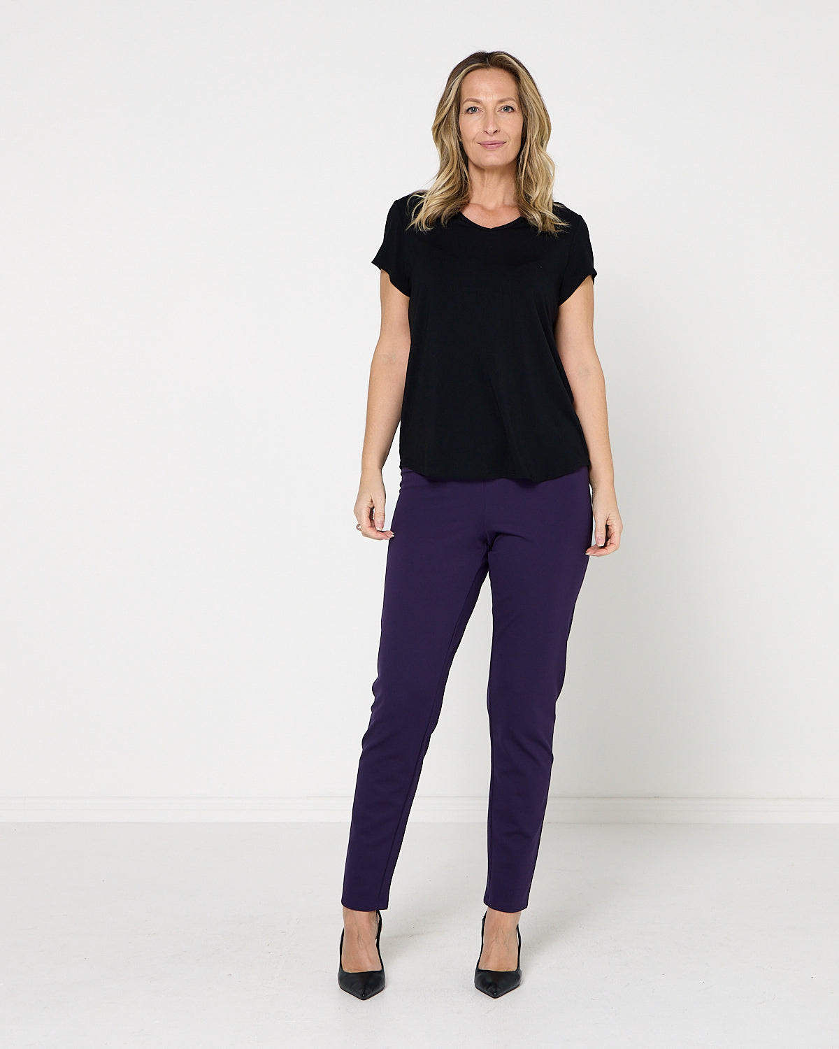 Cordelia St Pushkin Pant - Purple