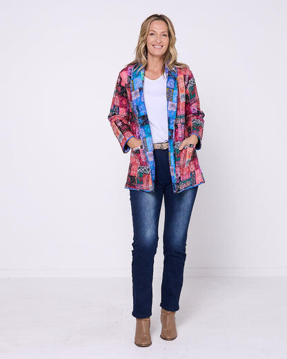 Quinn Reversible Quilted Jacket - Patchwork