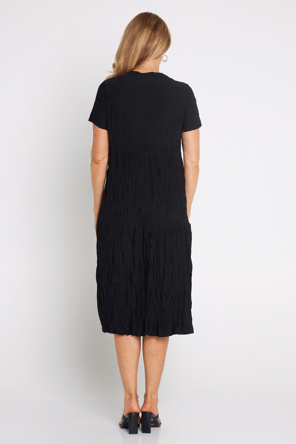 Stella Tiered Dress - Black