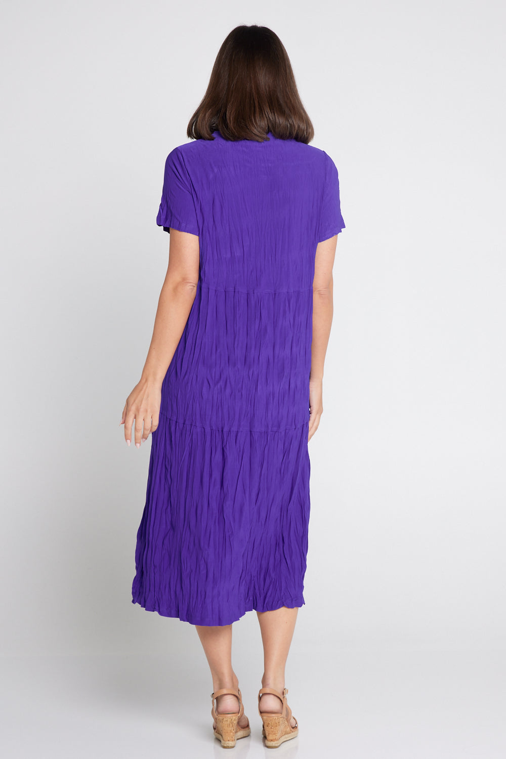 Stella Tiered Dress - Purple