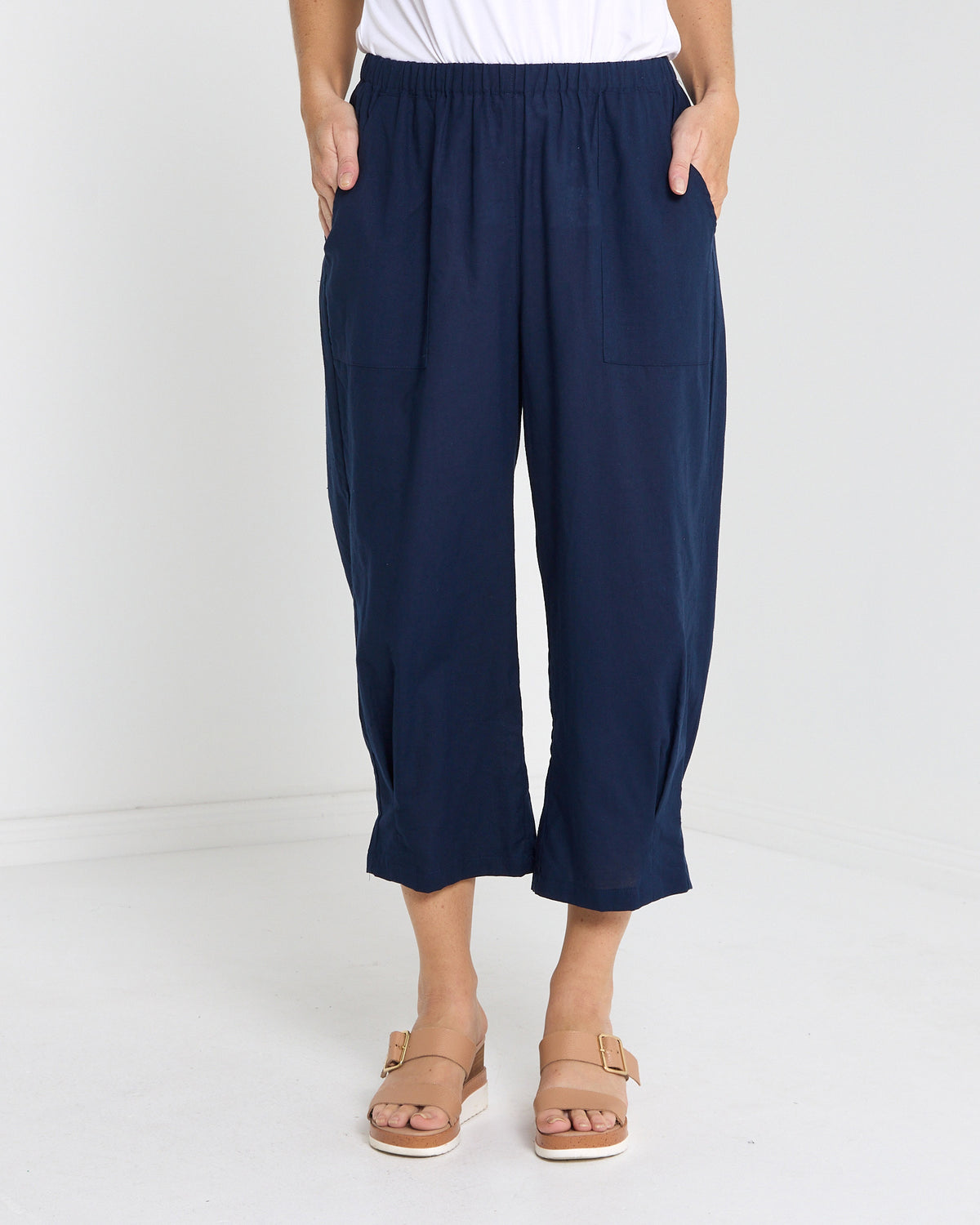 Romy Relaxed Pant - Navy