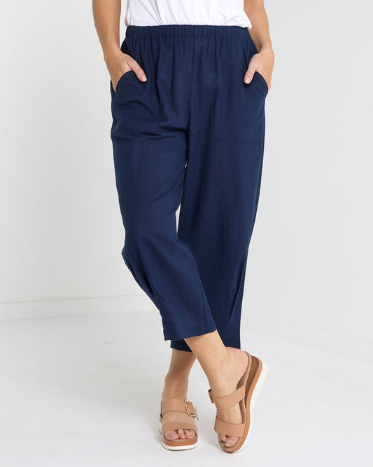 Romy Relaxed Pant - Navy