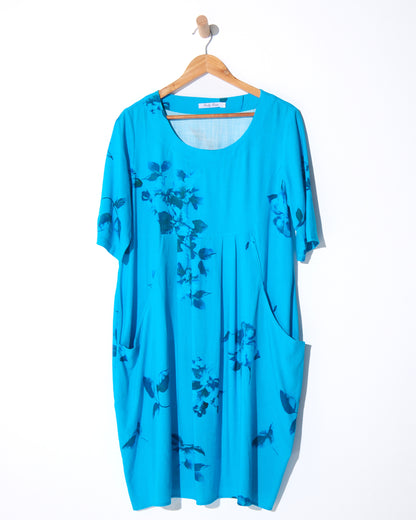 Delphi Dress - Turquoise Shadow