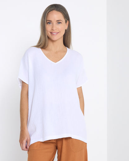 Nadi Top - White