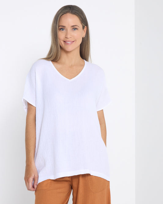 Nadi Top - White