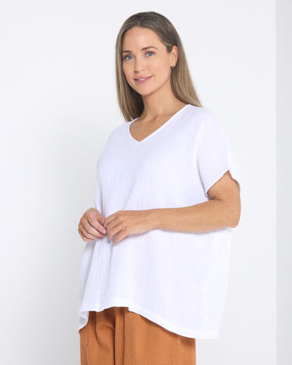 Nadi Top - White