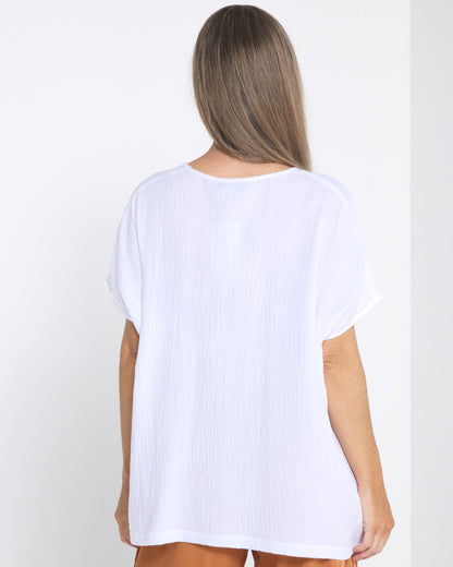 Nadi Top - White