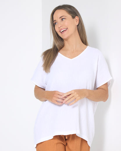 Nadi Top - White