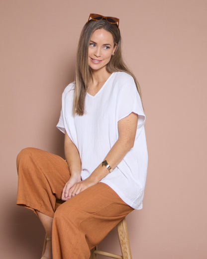 Nadi Top - White