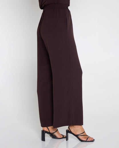 Raelynn Top & Pants Set - Brown