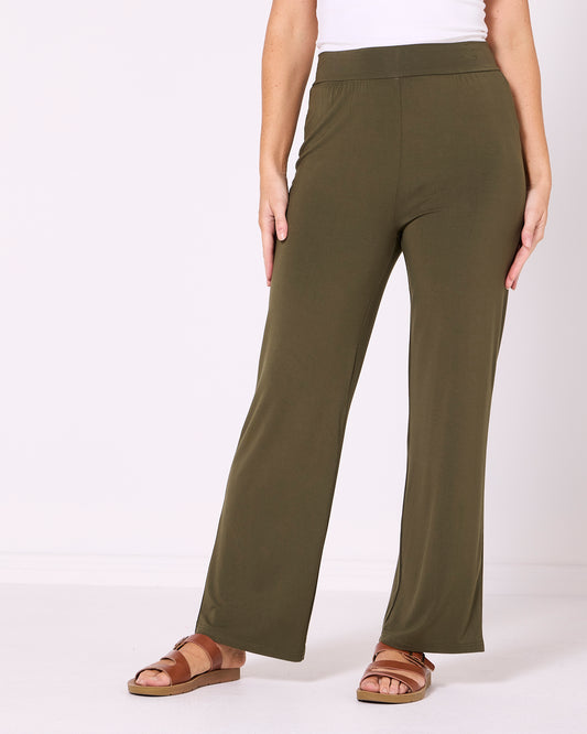 Raya Bamboo Pants - Olive