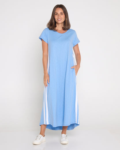 Recovery Cotton Tee Dress - Light Blue