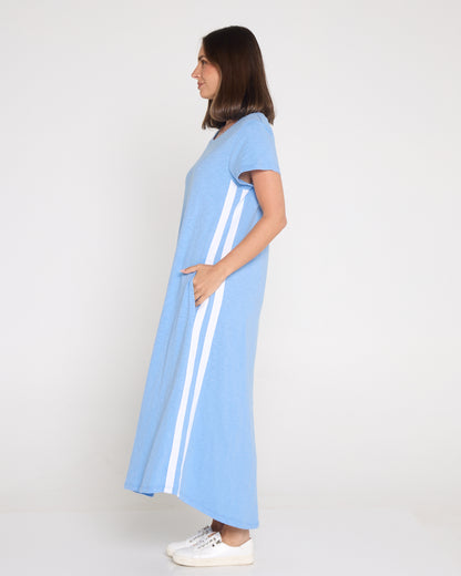 Recovery Cotton Tee Dress - Light Blue