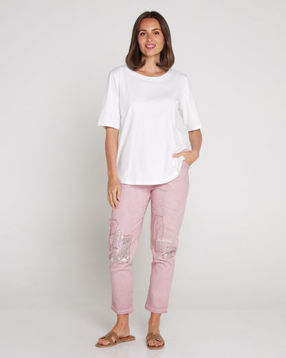 Renee Pants - Blush Collage