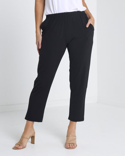 Gianna Petite Pocket Pants - Black