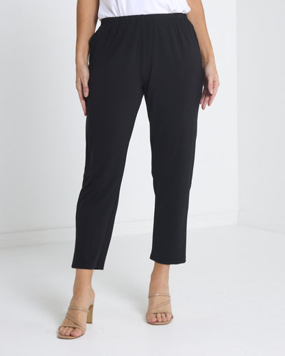 Gianna Petite Pocket Pants - Black