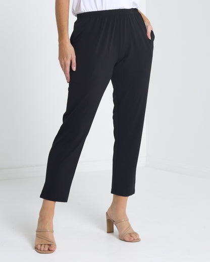 Gianna Petite Pocket Pants - Black
