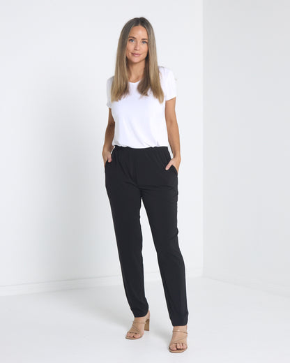 Gianna Pocket Pants - Black