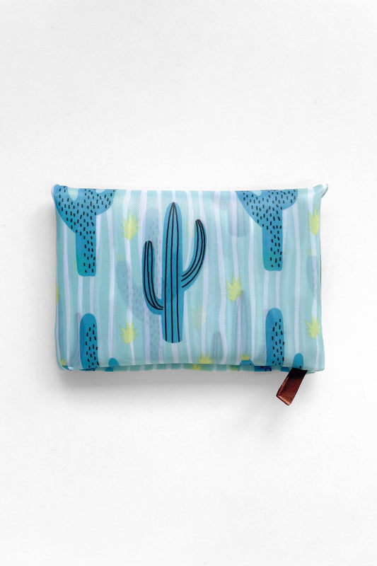 Large Reusable Shopping Bag - Cool Cacti