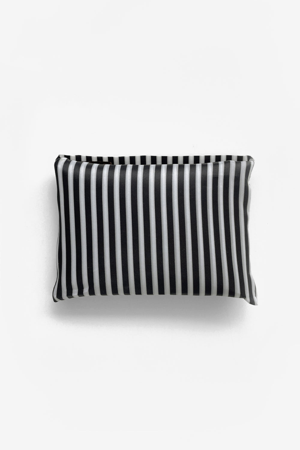 Large Reusable Shopping Bag - Black/White Stripe