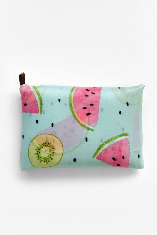 Large Reusable Shopping Bag - Kiwi Watermelon