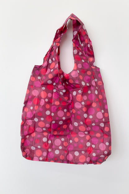 Reusable Shopping Bag - Magenta Spot