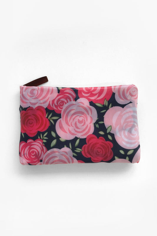 Large Reusable Shopping Bag - Rosey Posy