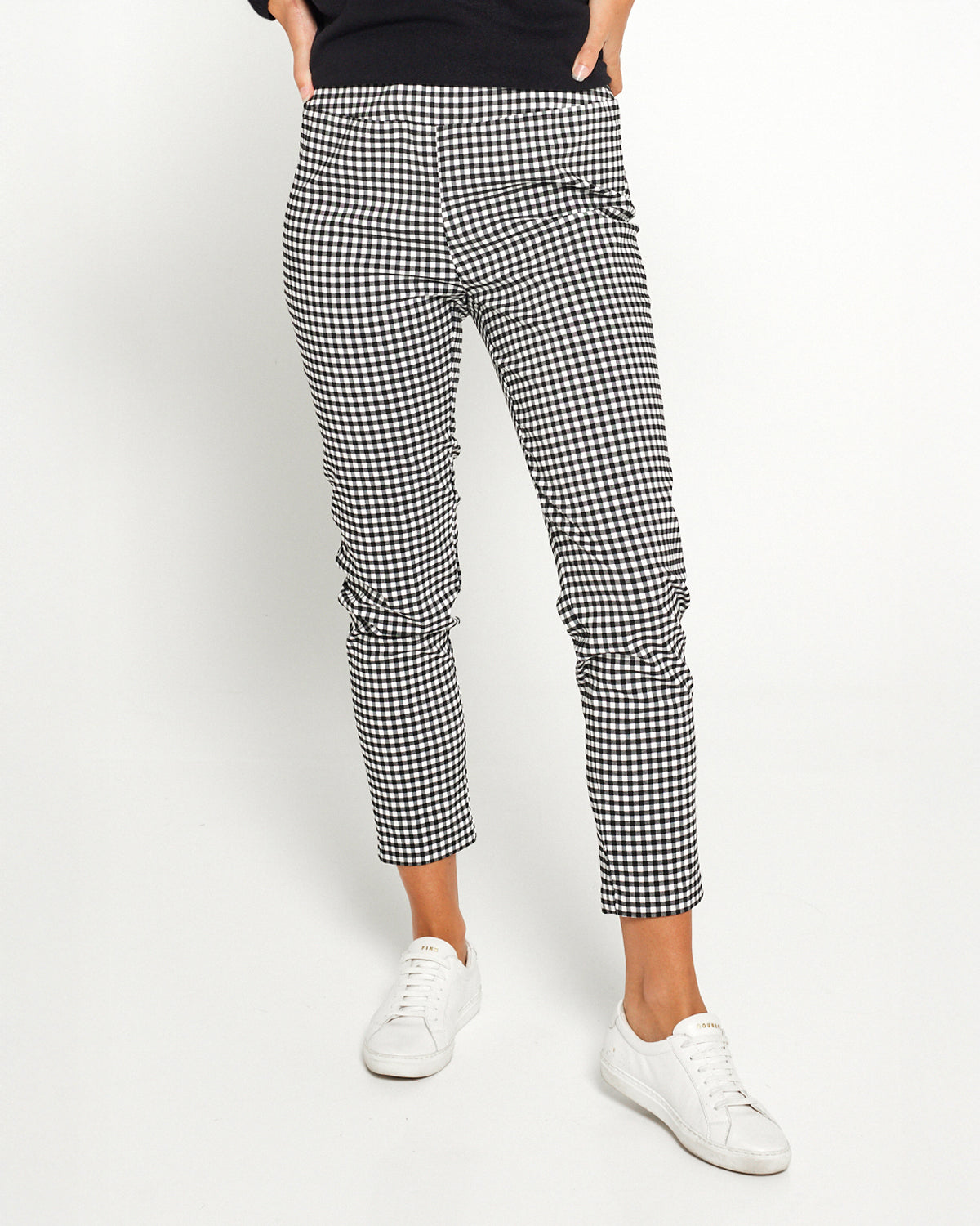 Moira Pants - Black/White Gingham