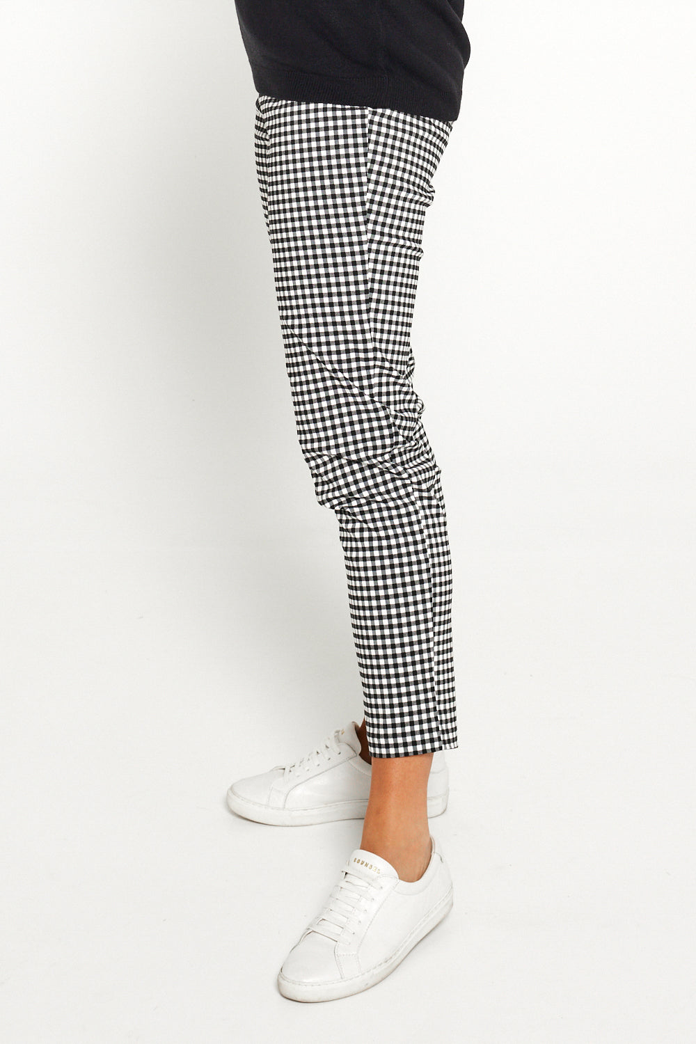 Gap Womens Skinny Check Trousers NWT Gap Womens Pants Black Plaid