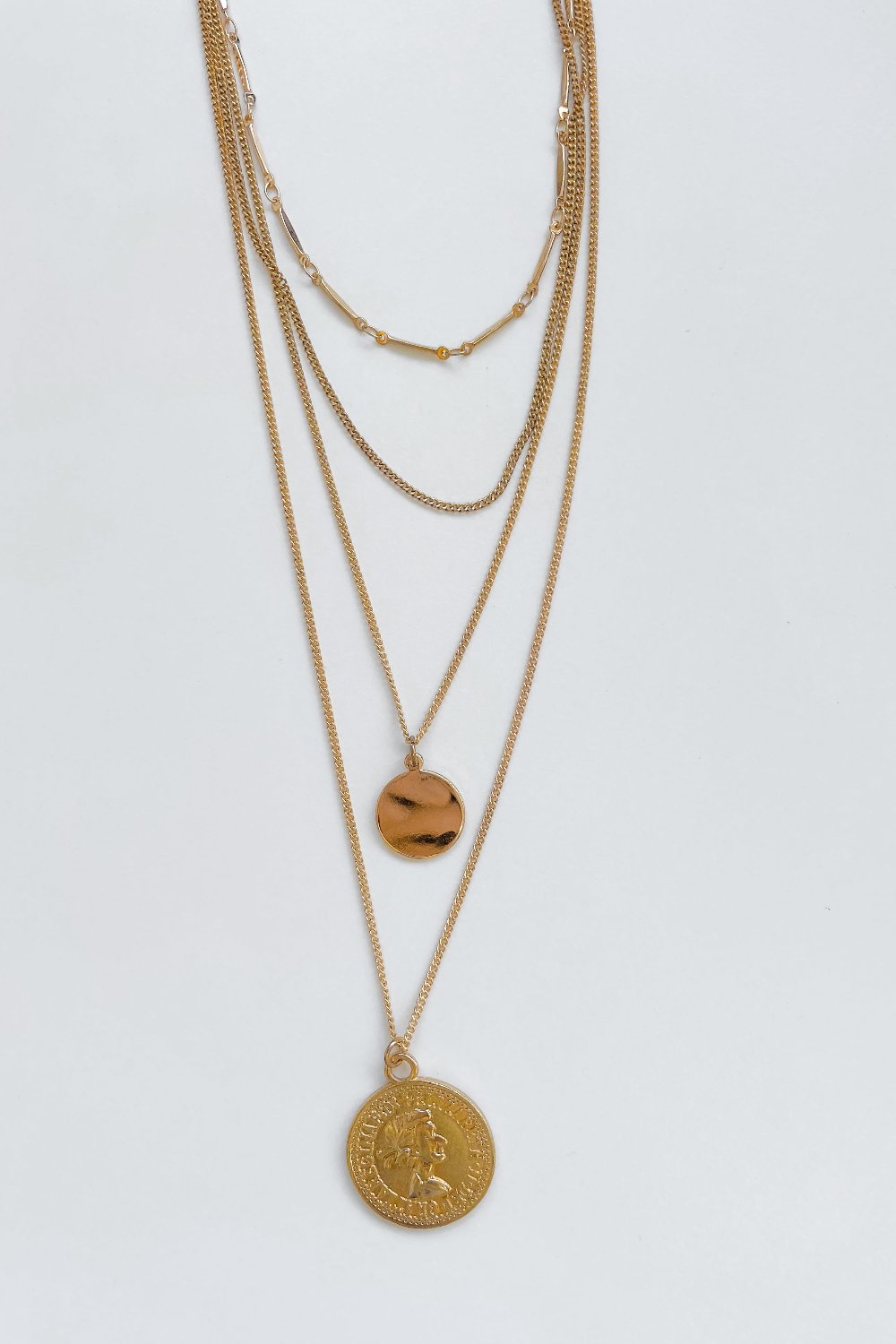 Roman Holiday Layered Necklace - Gold