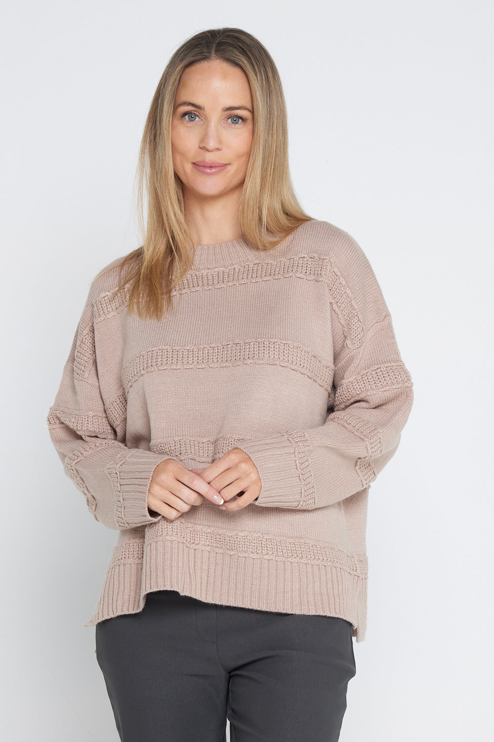 Rome Knit Jumper - Oatmeal