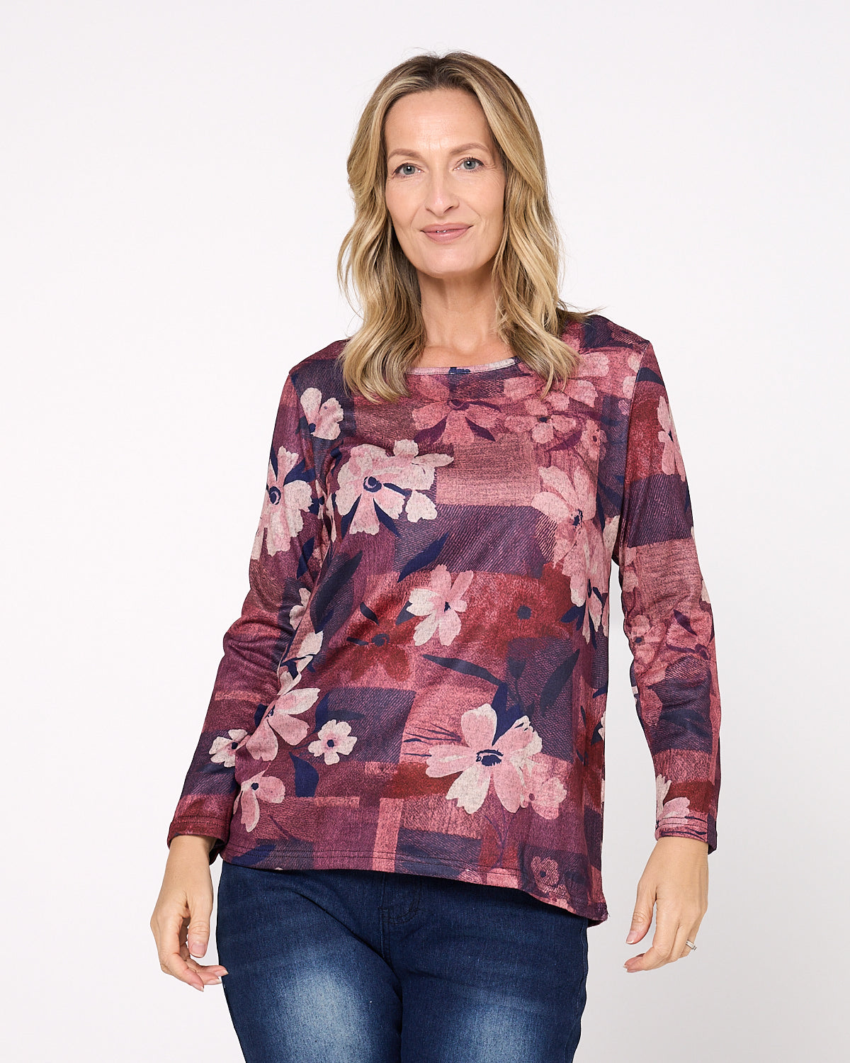 Rory Top - Floral Patchwork