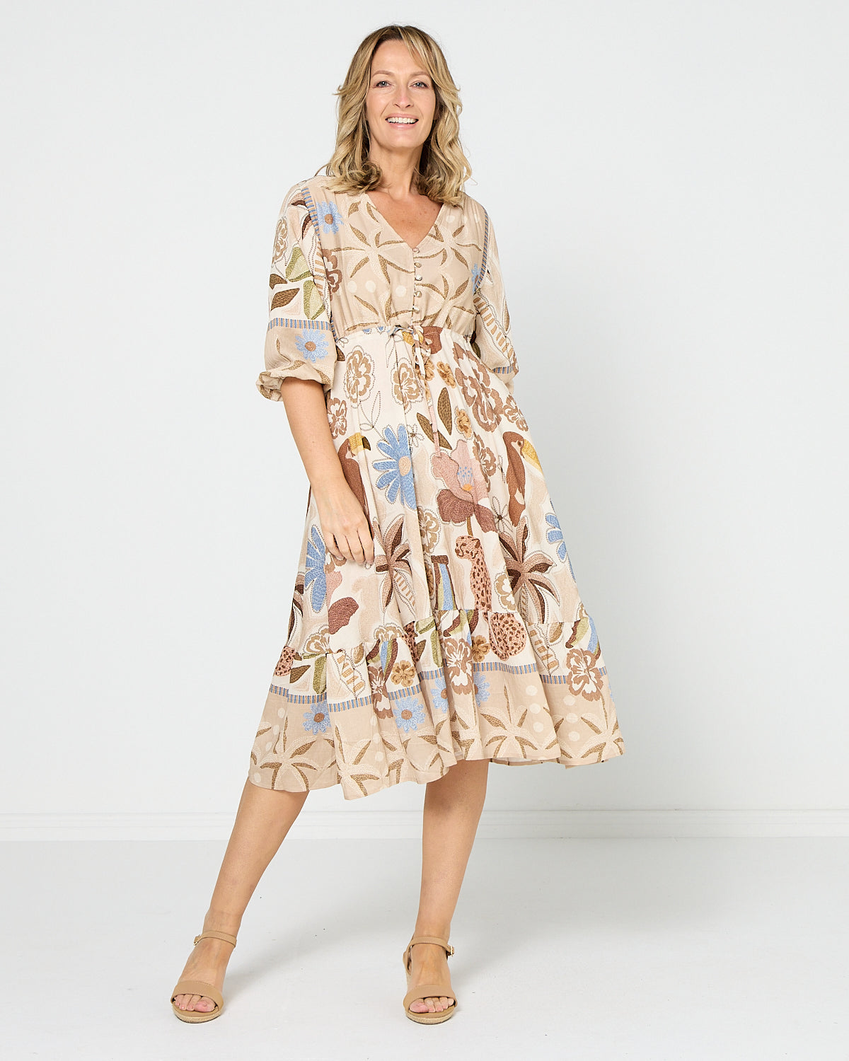 Rosalie Dress - Autumn Meadow