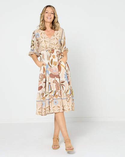 Rosalie Dress - Autumn Meadow