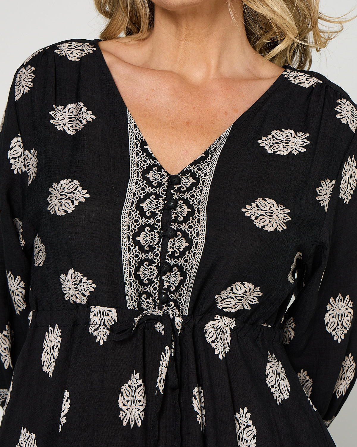 Rosalie Dress - Mandala Print