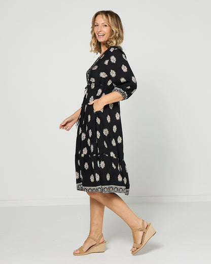 Rosalie Dress - Mandala Print