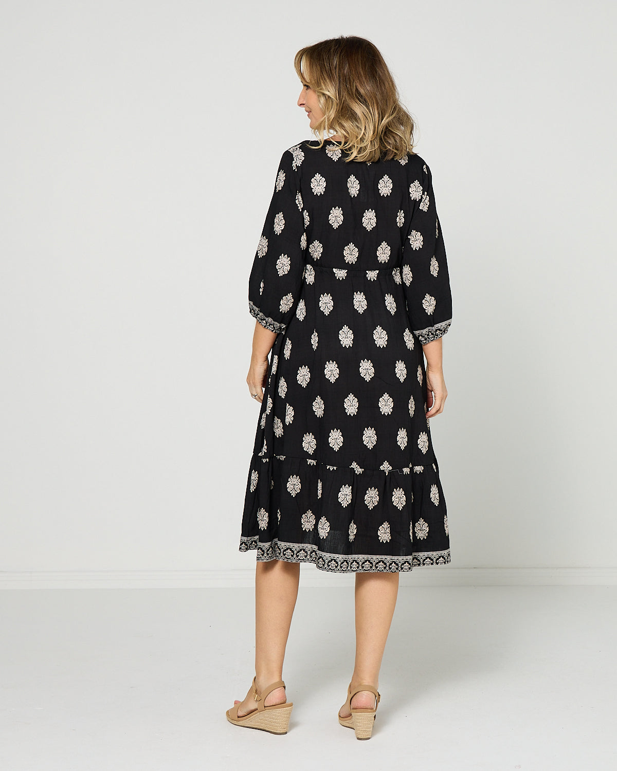 Rosalie Dress - Mandala Print