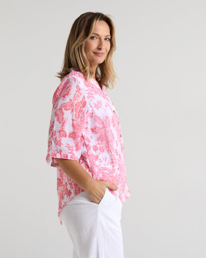 Marissa Blouse - Pink Bloom