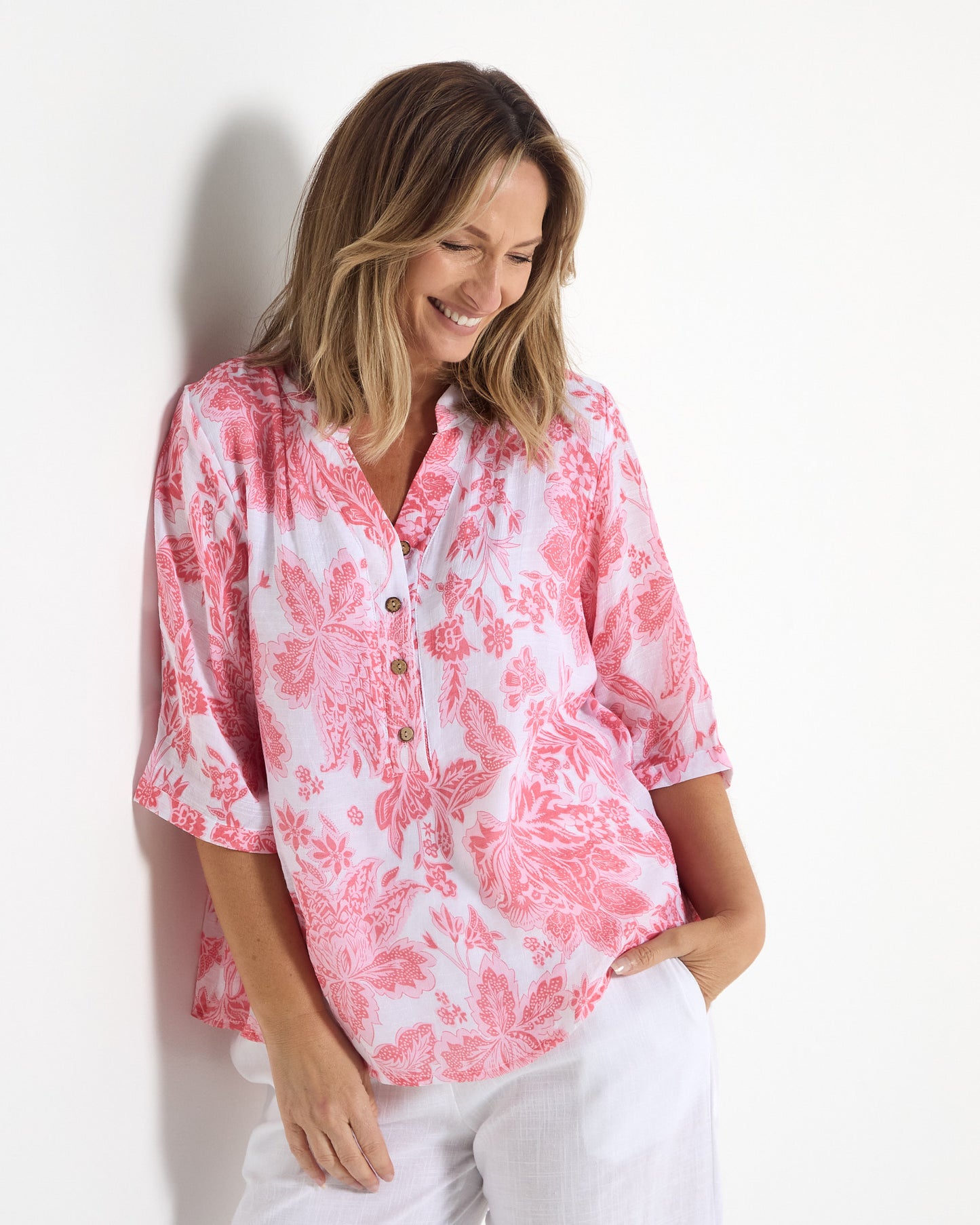 Marissa Blouse - Pink Bloom