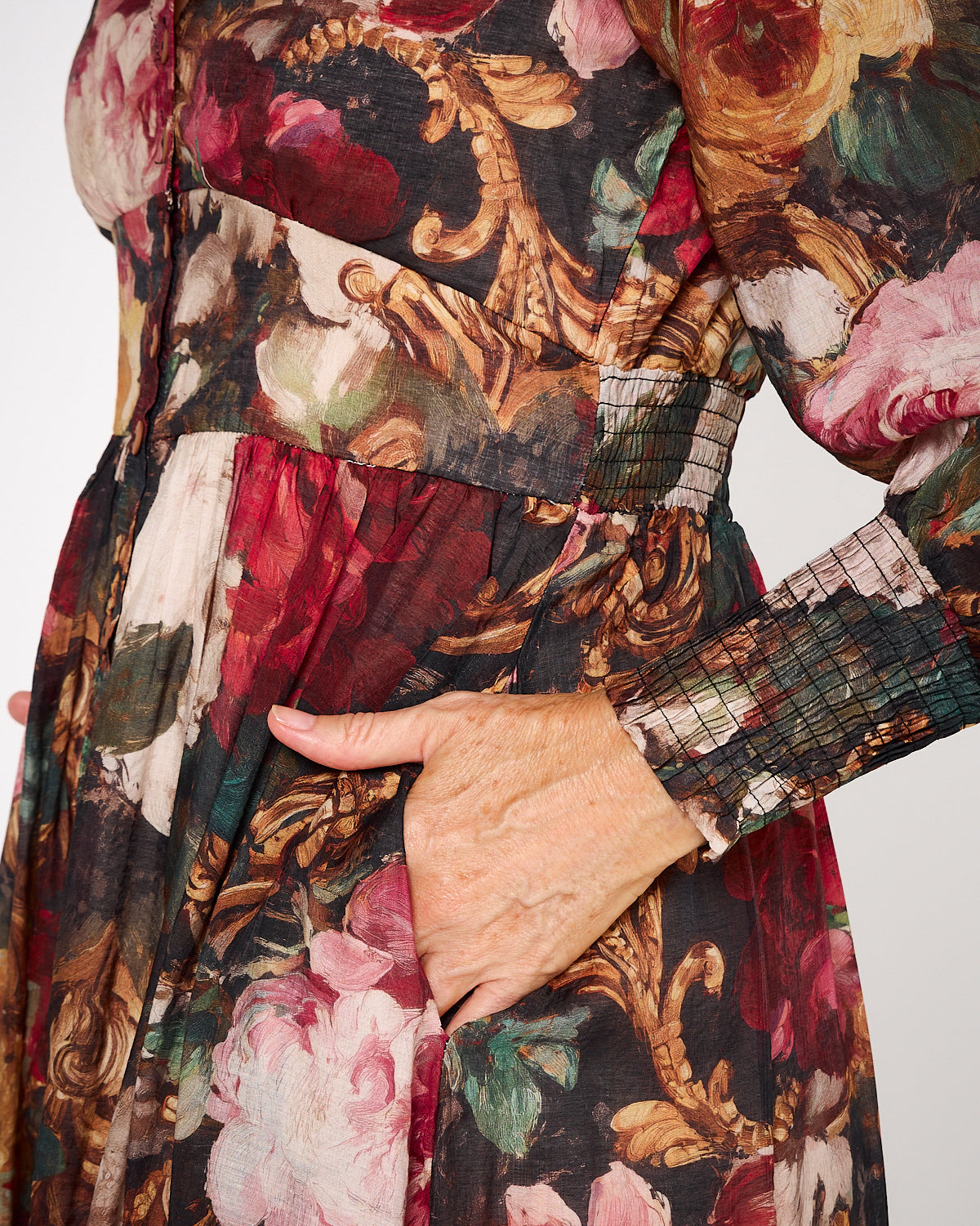 Valencia Dress - Autumn Garden